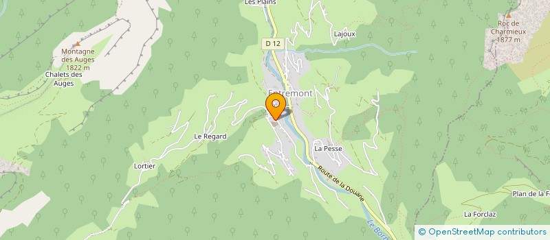 localisation de l'entreprise MADAME JACQUELINE BRENON à GLIERES-VAL-DE-BORNE