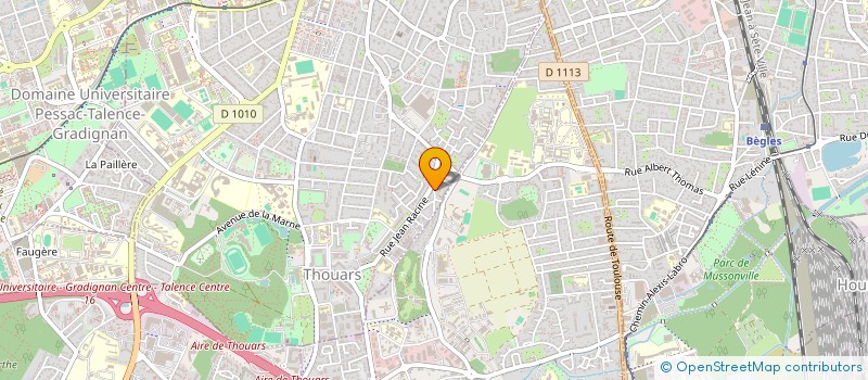 localisation de l'entreprise MADAME JACQUELINE BRETHES  TALENCE