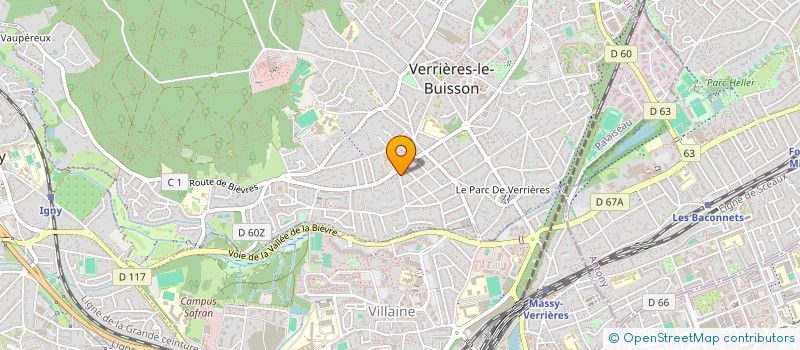 localisation de l'entreprise MADAME JACQUELINE BRIGNON à VERRIERES-LE-BUISSON