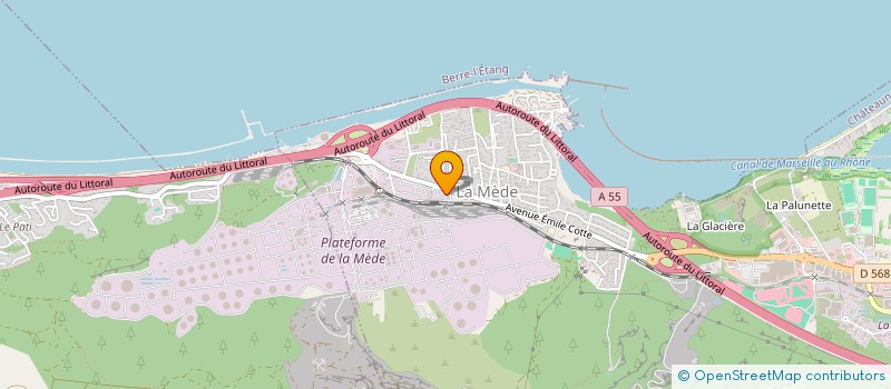 localisation de l'entreprise MADAME JACQUELINE BROSSEAU  CHATEAUNEUF-LES-MARTIGUES