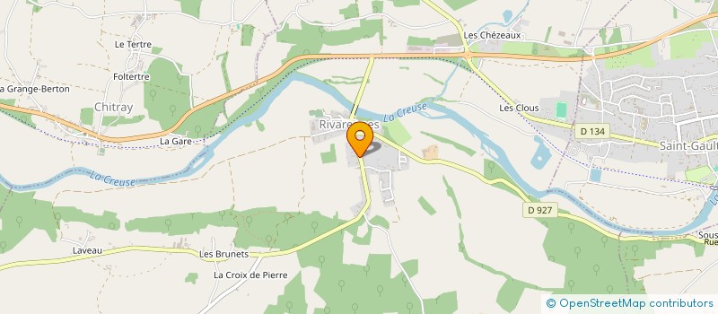 localisation de l'entreprise MADAME JACQUELINE BROUARDELLE à RIVARENNES