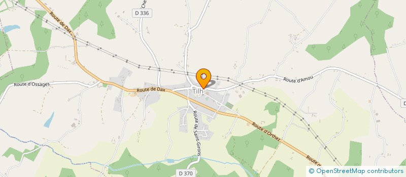 localisation de l'entreprise MADAME JACQUELINE BROUILLET  TILH