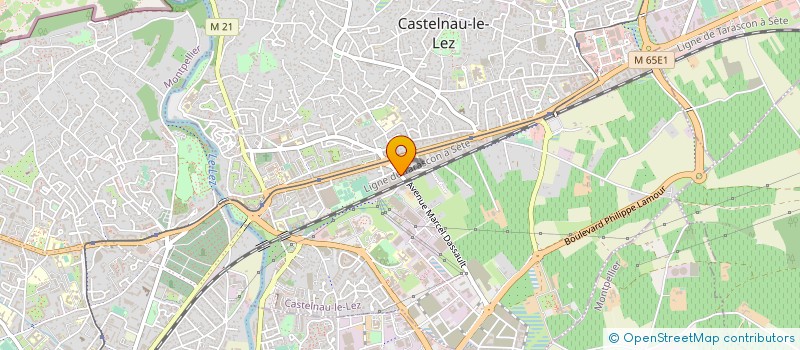 localisation de l'entreprise MADAME JACQUELINE BRU à CASTELNAU-LE-LEZ