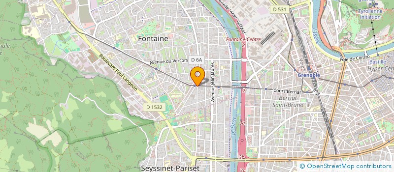 localisation de l'entreprise MADAME JACQUELINE BRUN  FONTAINE