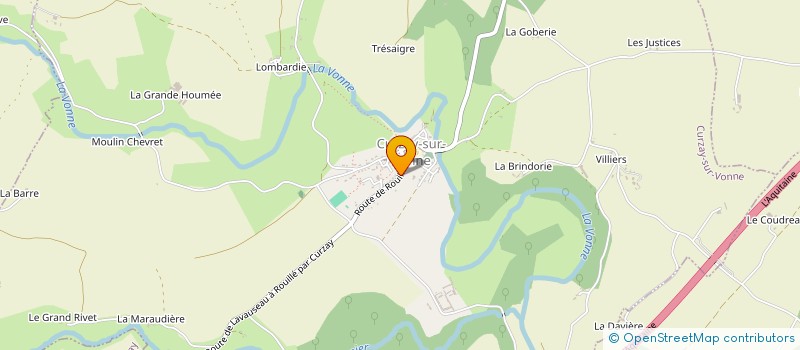 localisation de l'entreprise MADAME JACQUELINE BRUNETEAU à SAINT-SAUVANT
