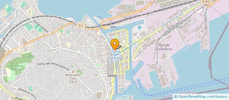 localisation de l'entreprise MADAME JACQUELINE BRUNIQUEL  SETE