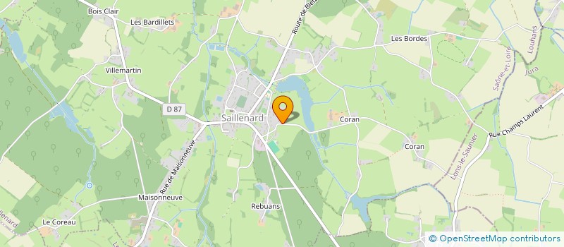 localisation de l'entreprise MADAME JACQUELINE BUATOIS  SAILLENARD