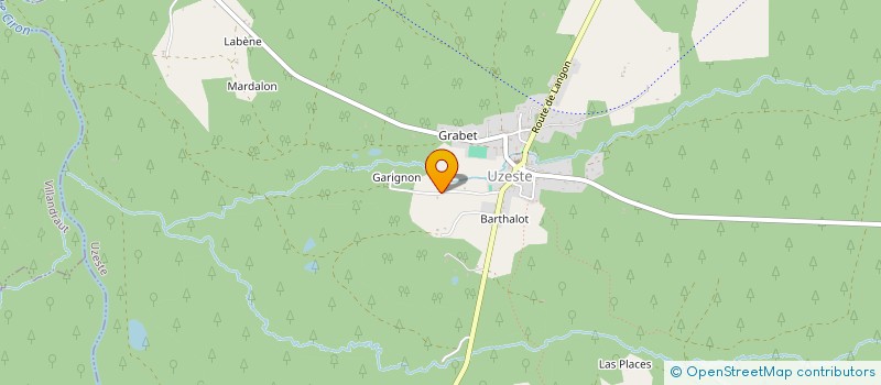 localisation de l'entreprise MADAME JACQUELINE CALLEN  BALIZAC