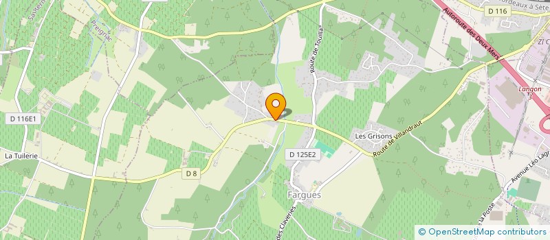 localisation de l'entreprise MADAME JACQUELINE CALMEL  PUJOLS-SUR-CIRON