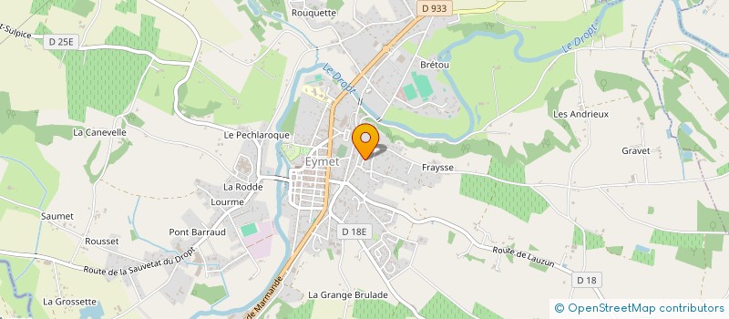 localisation de l'entreprise MADAME JACQUELINE CAMINADE  SAINT CAPRAISE D'EYMET