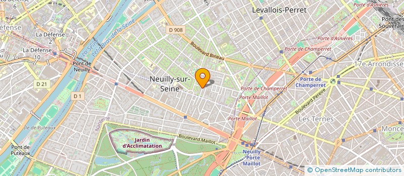 localisation de l'entreprise MADAME JACQUELINE CANDRE à NEUILLY-SUR-SEINE