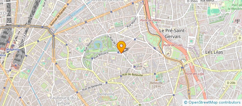 localisation de l'entreprise MADAME JACQUELINE CANEL  PARIS