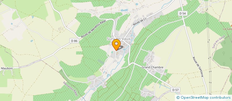 localisation de l'entreprise MADAME JACQUELINE CANTIN  SURY-EN-VAUX