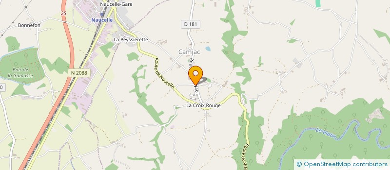 localisation de l'entreprise MADAME JACQUELINE CAPELLE  CAMJAC