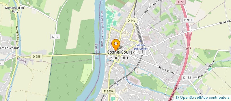 localisation de l'entreprise MADAME JACQUELINE CAPIAUX à COSNE-COURS-SUR-LOIRE