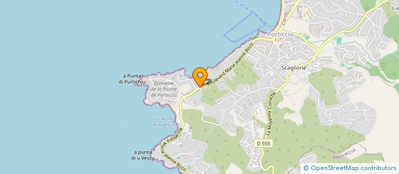 localisation de l'entreprise MADAME JACQUELINE CAPITAINE  GROSSETO-PRUGNA