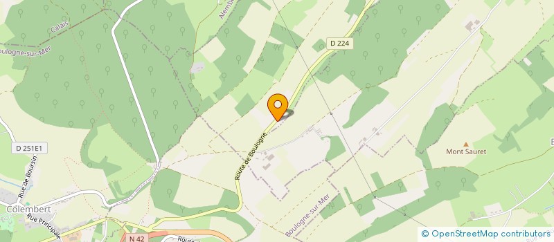 localisation de l'entreprise MADAME JACQUELINE CARPENTIER  SANGHEN