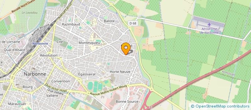 localisation de l'entreprise MADAME JACQUELINE CARRERAS à NARBONNE