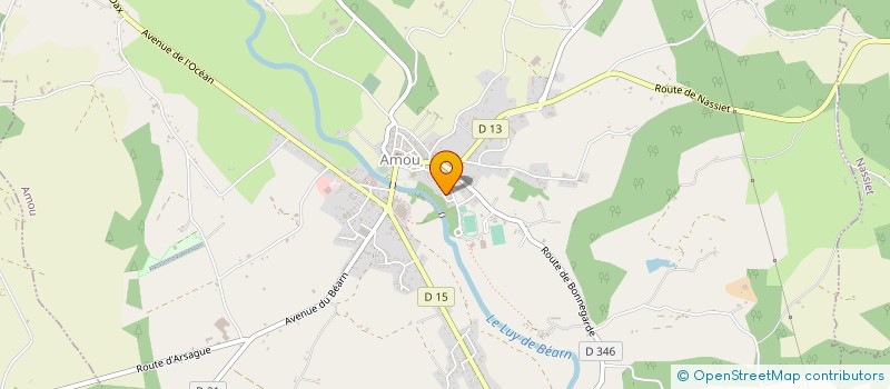 localisation de l'entreprise MADAME JACQUELINE CASSAGNE  GAUJACQ