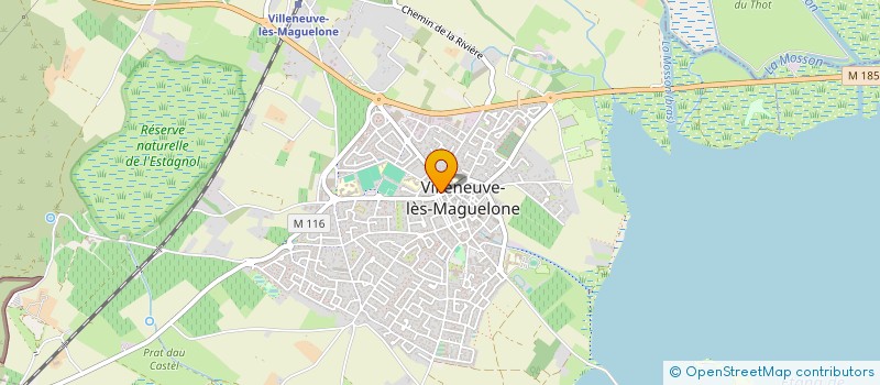 localisation de l'entreprise MADAME JACQUELINE CASTES  VILLENEUVE-LES-MAGUELONE