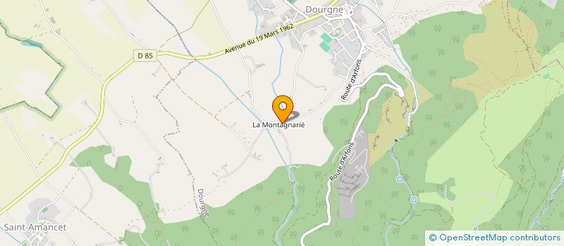 localisation de l'entreprise MADAME JACQUELINE CHABBAL  DOURGNE