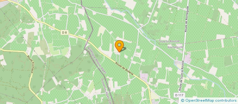 localisation de l'entreprise MADAME JACQUELINE CHABOT  ROCHEGUDE