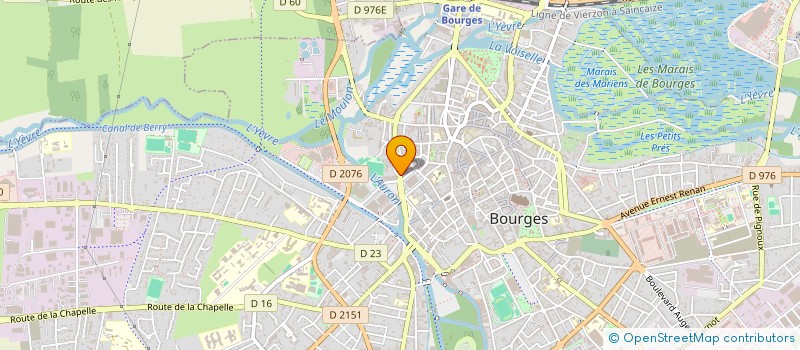 localisation de l'entreprise MADAME JACQUELINE CHAMIOT-CLERC  BOURGES