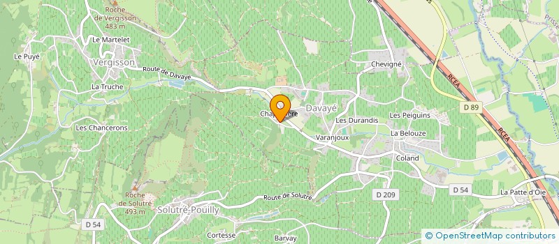 localisation de l'entreprise MADAME JACQUELINE CHARVET  VERZE