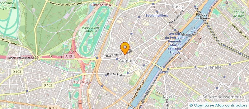 localisation de l'entreprise MADAME JACQUELINE CHAVET  PARIS