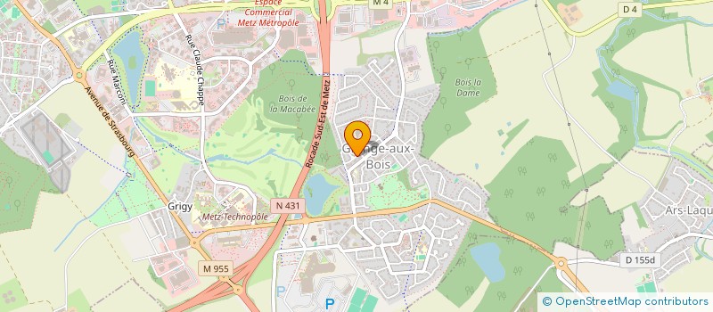 localisation de l'entreprise MADAME JACQUELINE CHENUEL  METZ