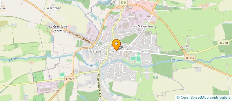 localisation de l'entreprise MADAME JACQUELINE CHESNEAU à VALLONS-DE-L'ERDRE