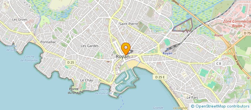 localisation de l'entreprise MADAME JACQUELINE CHOTARD  ROYAN