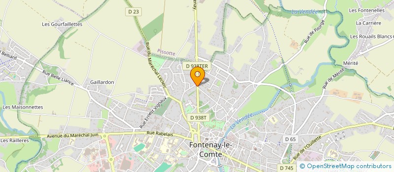 localisation de l'entreprise MADAME JACQUELINE CHOYEAU à FONTENAY-LE-COMTE
