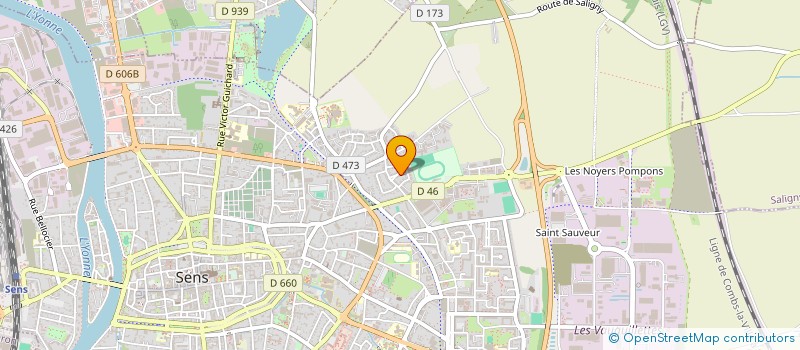 localisation de l'entreprise MADAME JACQUELINE CICCOLI  SENS