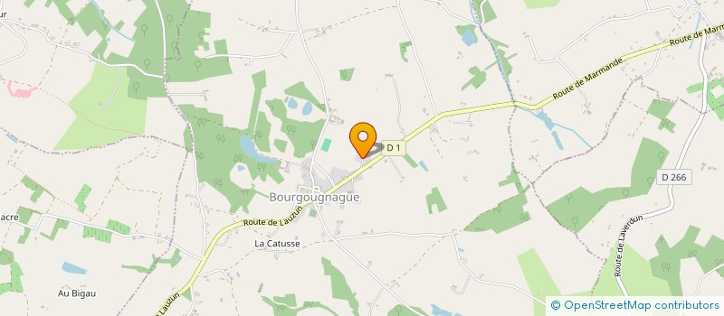 localisation de l'entreprise MADAME JACQUELINE CIMETTI  BOURGOUGNAGUE