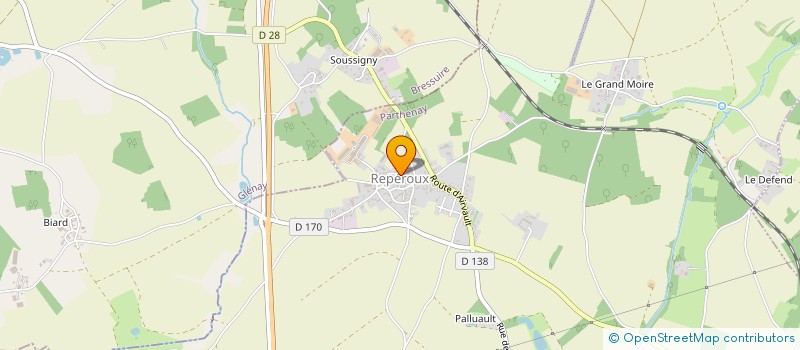 localisation de l'entreprise MADAME JACQUELINE CIVRAY  AIRVAULT