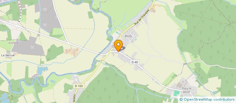 localisation de l'entreprise MADAME JACQUELINE CLAIRE  BAILLY