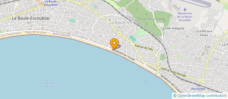 localisation de l'entreprise MADAME JACQUELINE COGNARD à LA BAULE-ESCOUBLAC