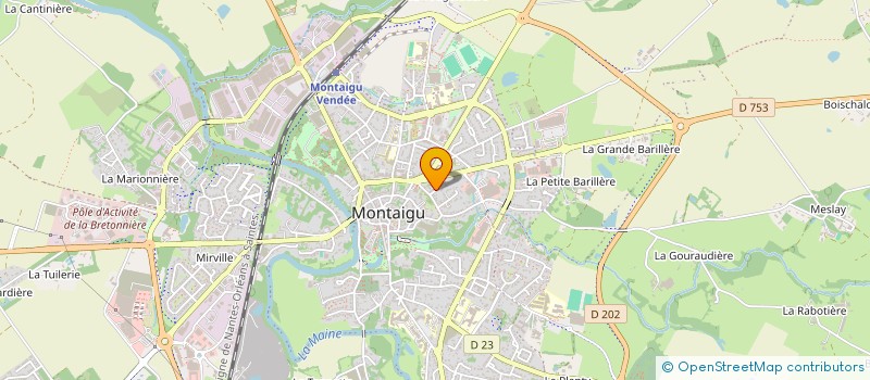 localisation de l'entreprise MADAME JACQUELINE COISEL à MONTAIGU-VENDEE