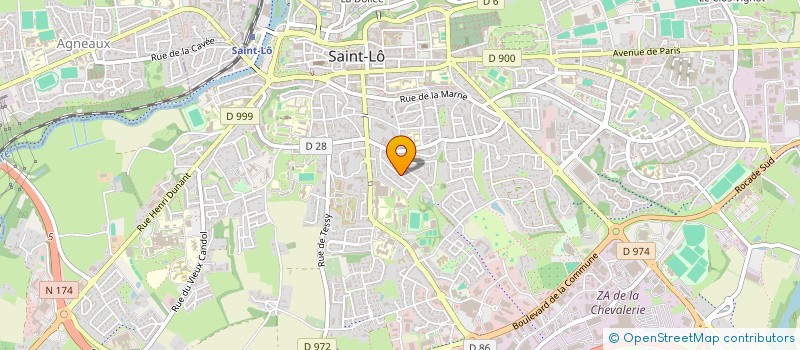 localisation de l'entreprise MADAME JACQUELINE COLIN  SAINT-LO