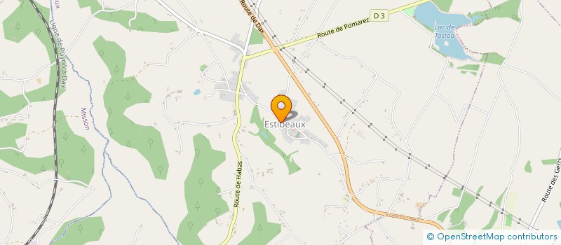 localisation de l'entreprise MADAME JACQUELINE CONDAMINE  ESTIBEAUX