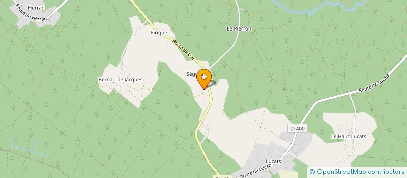 localisation de l'entreprise MADAME JACQUELINE CONDOU  PARENTIS EN BORN