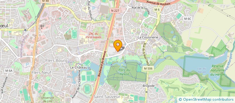 localisation de l'entreprise MADAME JACQUELINE CORBILLON  VILLENEUVE-D'ASCQ