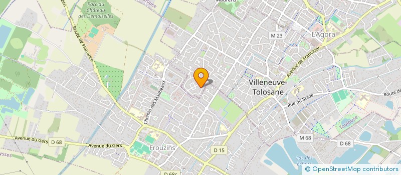 localisation de l'entreprise MADAME JACQUELINE CORDERO  VILLENEUVE-TOLOSANE