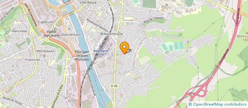 localisation de l'entreprise MADAME JACQUELINE CORNE à BOULOGNE-SUR-MER