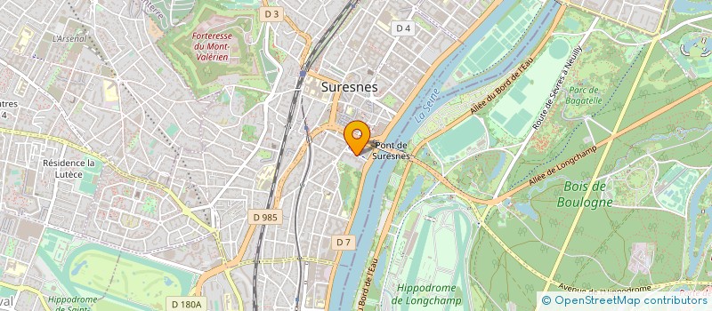 localisation de l'entreprise MADAME JACQUELINE COTTENTIN à SURESNES