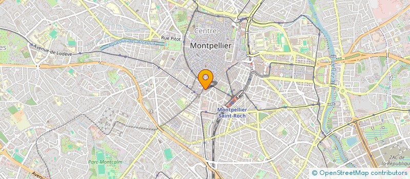 localisation de l'entreprise MADAME JACQUELINE COULAU à MONTPELLIER