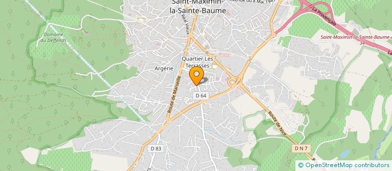 localisation de l'entreprise MADAME JACQUELINE COULIBALY  SAINT-MAXIMIN-LA-SAINTE-BAUME