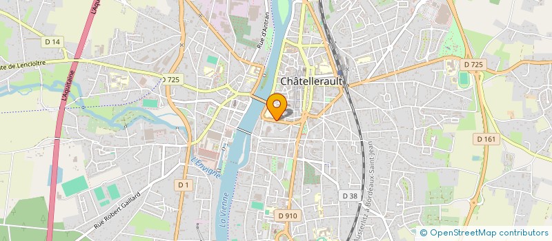 localisation de l'entreprise MADAME JACQUELINE COUPLEUX  CHATELLERAULT