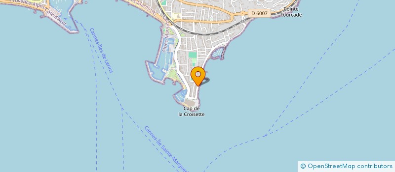localisation de l'entreprise MADAME JACQUELINE COURSAGET à CANNES